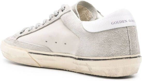 Golden Goose Super-Star distressed leather sneakers Grey