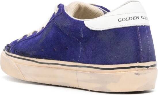 Golden Goose Super-Star distressed sneakers Purple