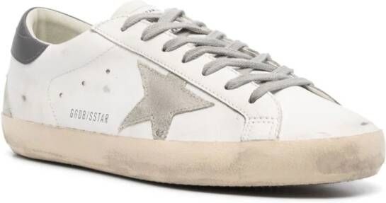 Golden Goose Super-Star distressed sneakers White