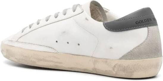 Golden Goose Super-Star distressed sneakers White