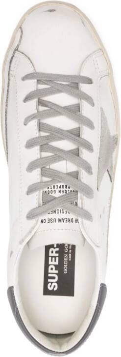 Golden Goose Super-Star distressed sneakers White