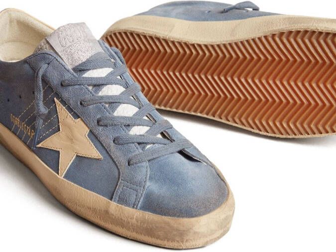 Golden Goose Super Star leather sneakers Blue