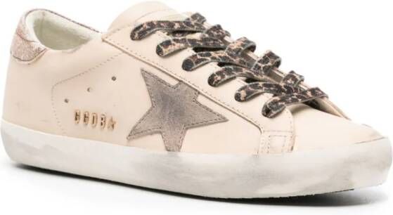 Golden Goose Super-star leather trainers Neutrals