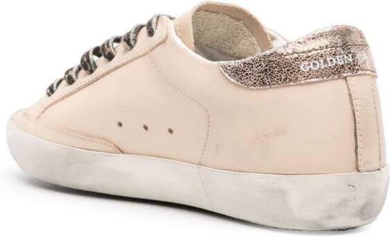 Golden Goose Super-star leather trainers Neutrals