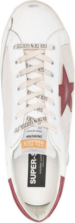 Golden Goose Super-Star mesh lace-up sneakers White