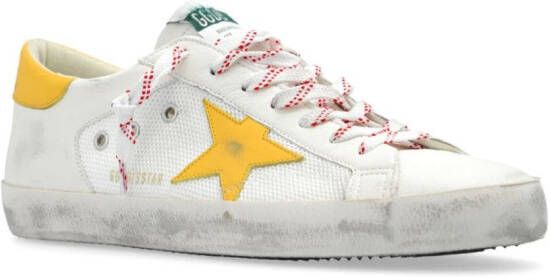 Golden Goose Super-Star mesh sneakers White