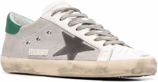 Golden Goose Super-Star mesh sneakers White