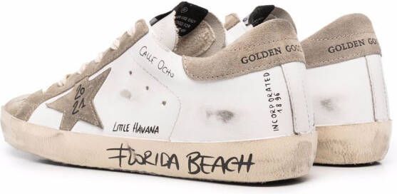 Golden Goose Super-star Miami Journey sneakers White