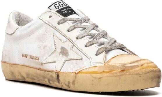 Golden Goose Super-Star penstar captoe "White Beige" sneakers