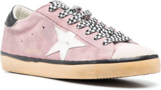 Golden Goose Super-Star suede sneakers Pink