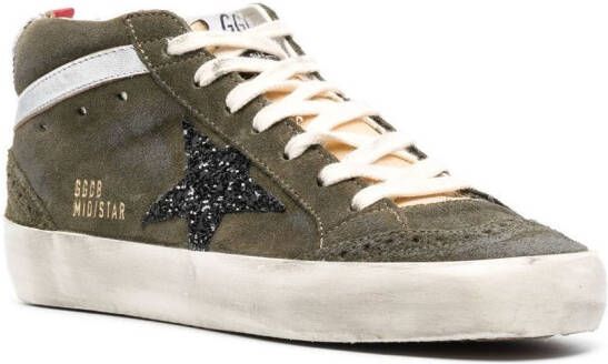 Golden Goose Superstar hi-top sneakers Green