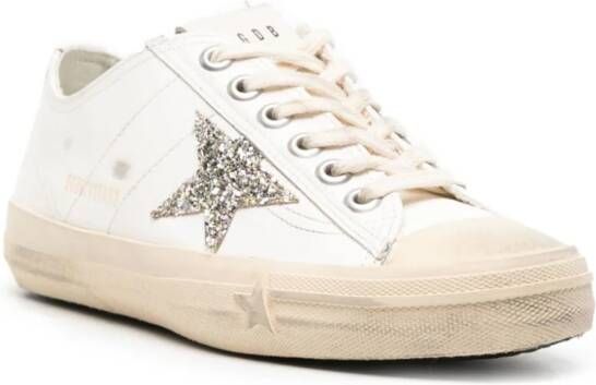 Golden Goose V-Star 2 distressed sneakers White