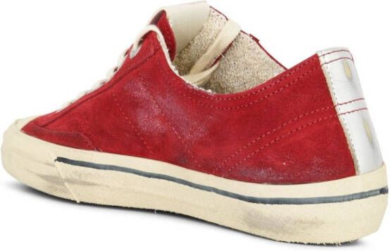 Golden Goose V-Star suede sneakers Red