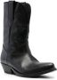 Golden Goose Western-style leather boots Black - Thumbnail 2