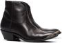 Golden Goose young leather cowboy ankle boots Black - Thumbnail 4