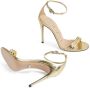 Gucci 110mm metallic leather sandals Gold - Thumbnail 5