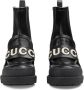Gucci 60mm logo-lettering leather boots Black - Thumbnail 5