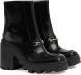 Gucci 72mm Horsebit-detail leather boots Black - Thumbnail 2