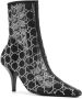 Gucci 85mm GG-motif ankle boots Black - Thumbnail 2