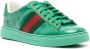 Gucci Ace GG Crystal canvas low-top sneakers Green - Thumbnail 2