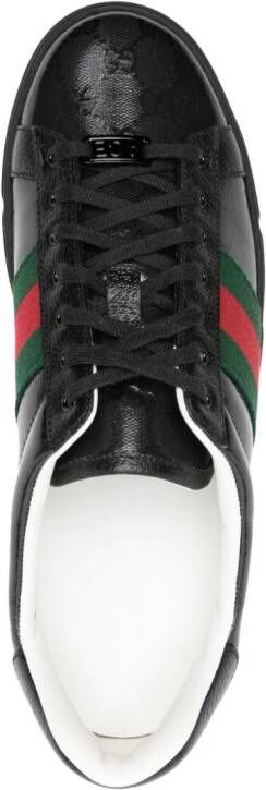 Gucci Ace GG Crystal canvas sneakers Black