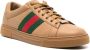 Gucci Ace leather sneakers Brown - Thumbnail 2