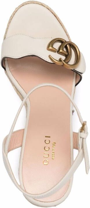 Gucci Aitana logo espadrille sandals White