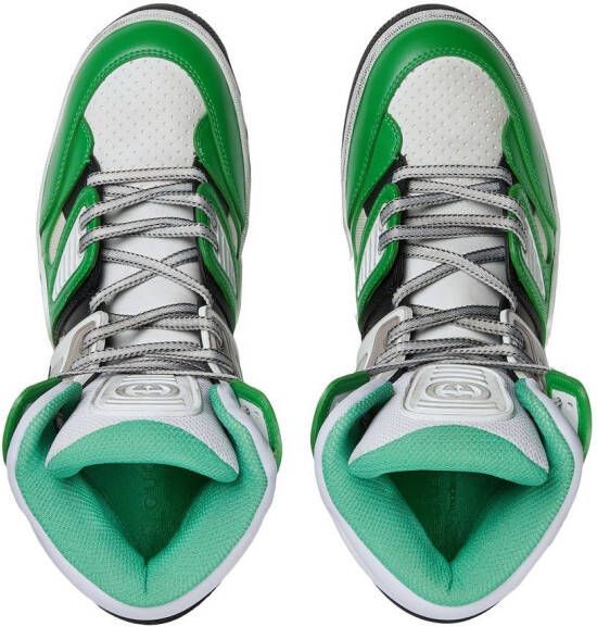 Gucci Basket high-top sneakers Green