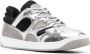 Gucci Basket metallic-leather sneakers Grey - Thumbnail 2