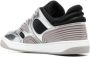 Gucci Basket metallic-leather sneakers Grey - Thumbnail 3