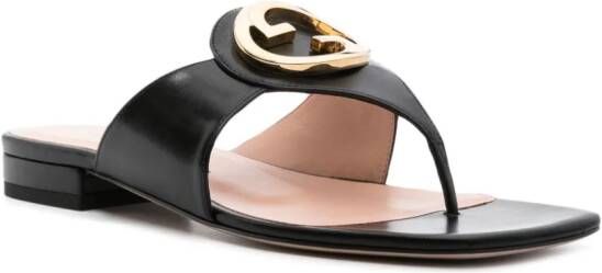 Gucci Blondie thong-strap sandals Black