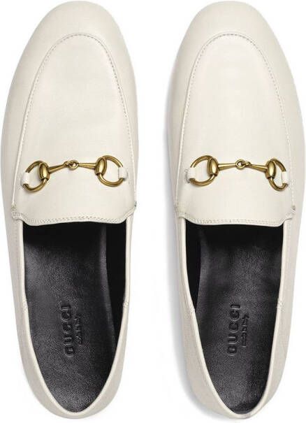 Gucci Horsebit-detail leather loafers White