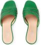 Gucci cystal embellished heeled mules Green - Thumbnail 4