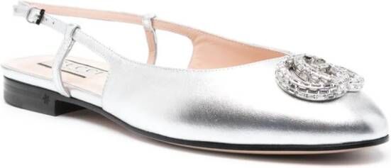Gucci Double G ballerina shoes Silver