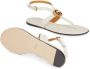 Gucci Double G leather thong sandals Neutrals - Thumbnail 5