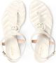 Gucci Double G T-bar sandals White - Thumbnail 4