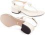 Gucci Double G T-bar sandals White - Thumbnail 5