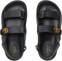 Gucci GG leather sandals Black - Thumbnail 4