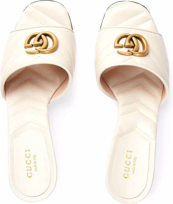 Gucci GG Marmont sandals White