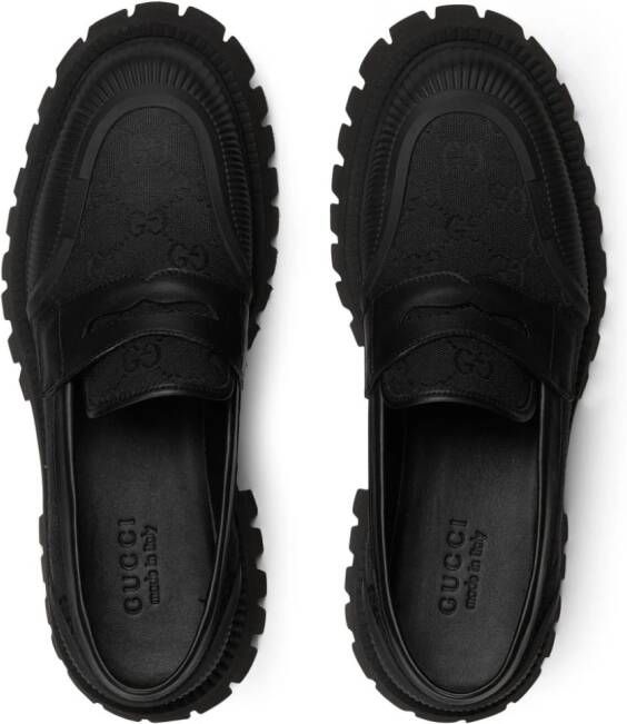 Gucci GG Supreme canvas loafers Black