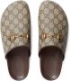 Gucci GG Supreme Horsebit slippers Neutrals - Thumbnail 4