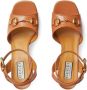 Gucci Horsebit 100mm leather sandals Brown - Thumbnail 4