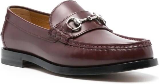 Gucci Horsebit 1953 leather loafers Red