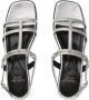 Gucci Horsebit caged metallic leather sandals Silver - Thumbnail 4