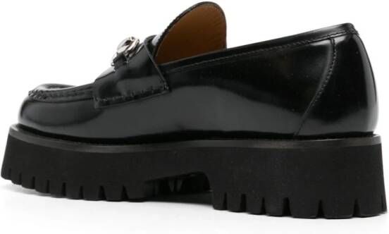 Gucci Horsebit-deatil leather loafers Black