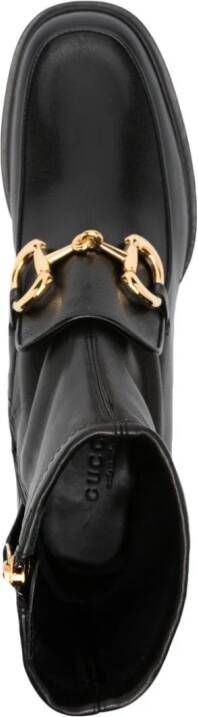 Gucci Horsebit-detail 55mm boots Black