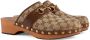 Gucci Horsebit-detail GG clogs Brown - Thumbnail 2