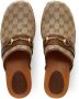 Gucci Horsebit-detail GG clogs Brown - Thumbnail 5