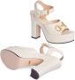 Gucci Horsebit detail platform sandals White - Thumbnail 5