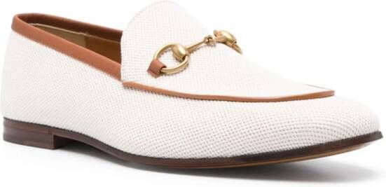 Gucci Horsebit-embellished loafers White